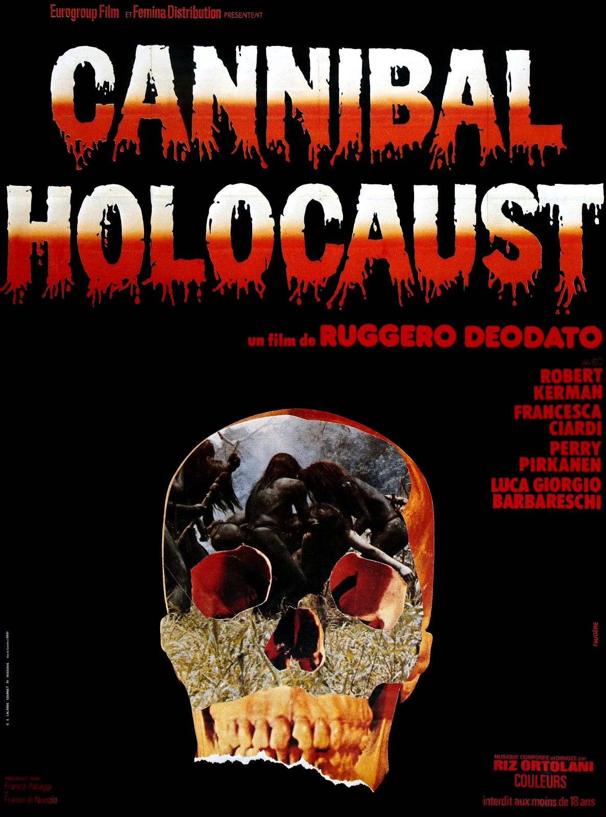 Cannibal Holocaust Affiche Film