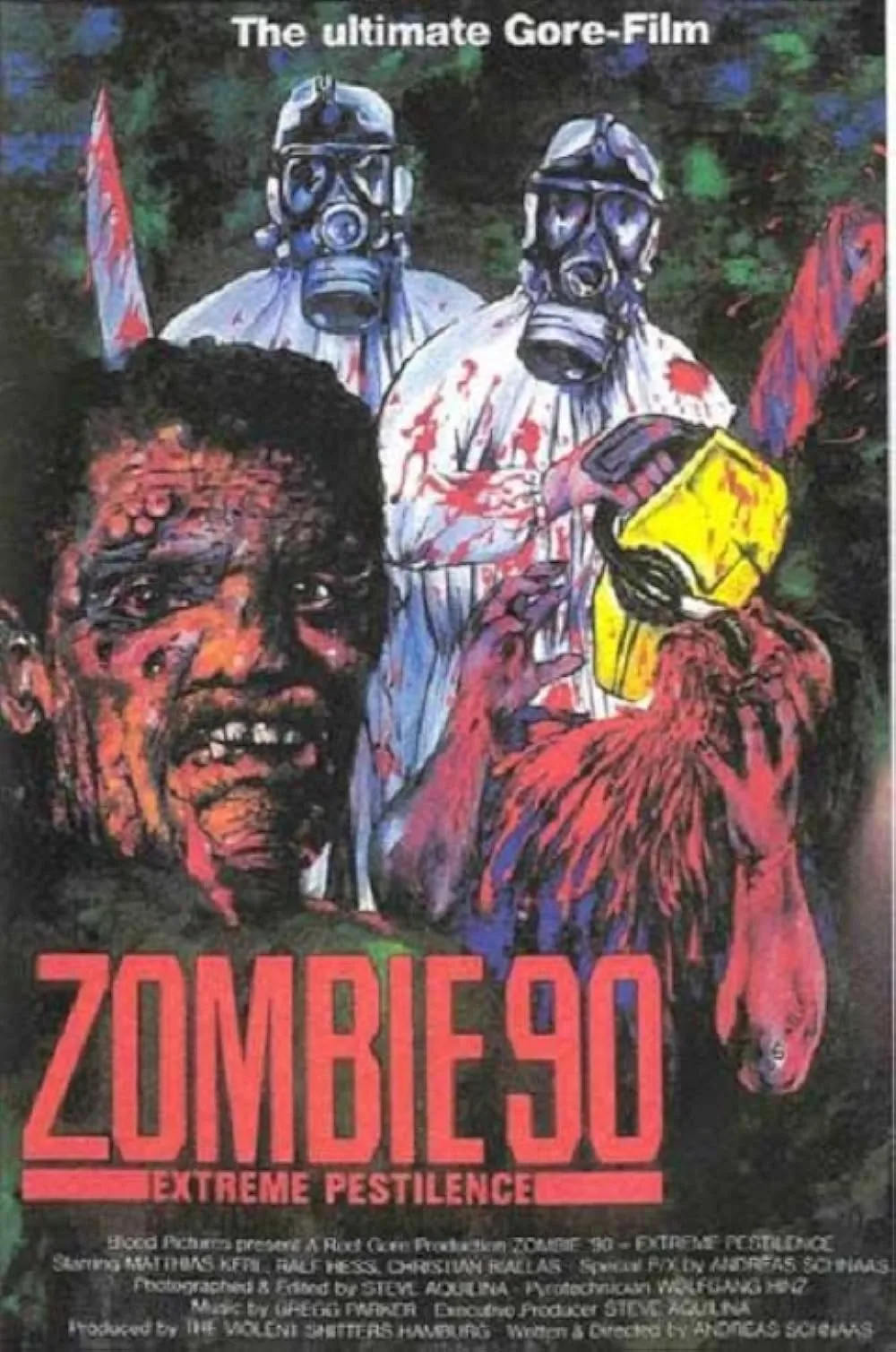 Affiche film Zombie 90 Extreme Pestilence