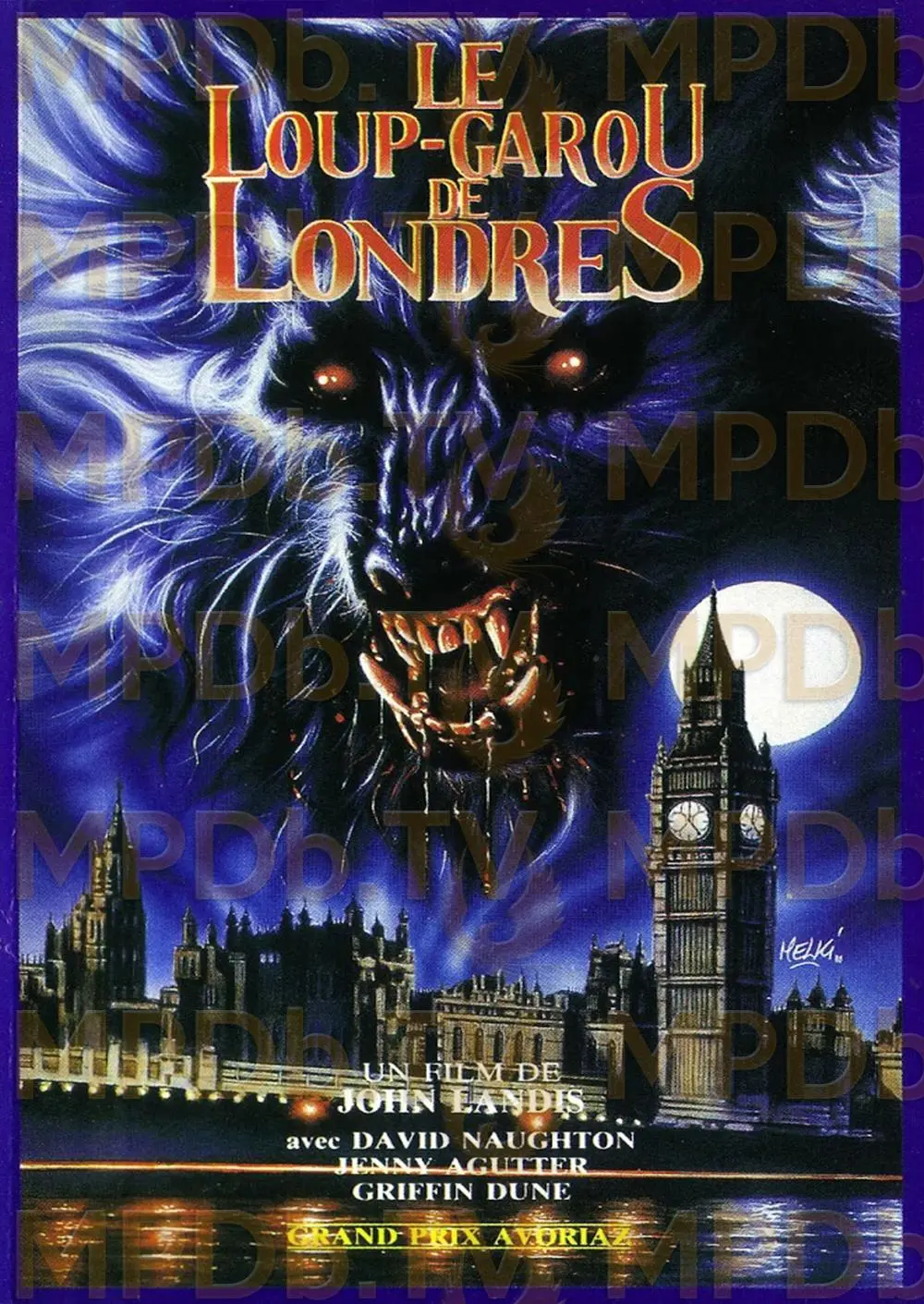 Le Loup-Garou de Londres Affiche Film