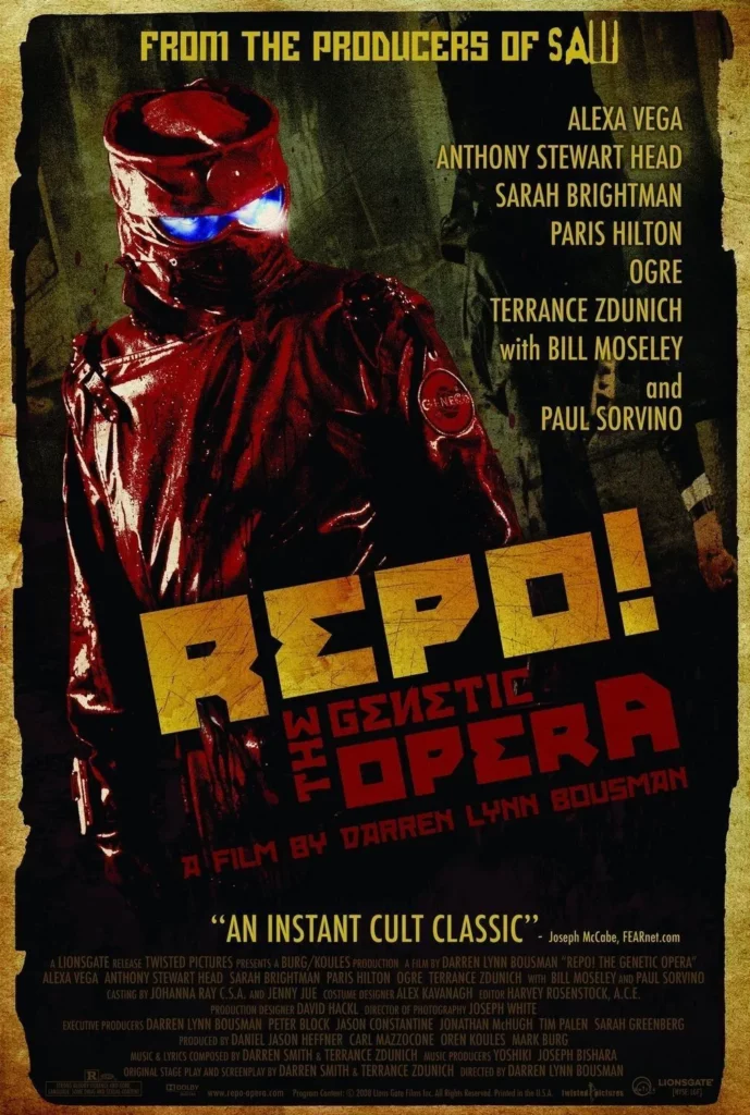 Repo! The Genetic Opera Affiche Film