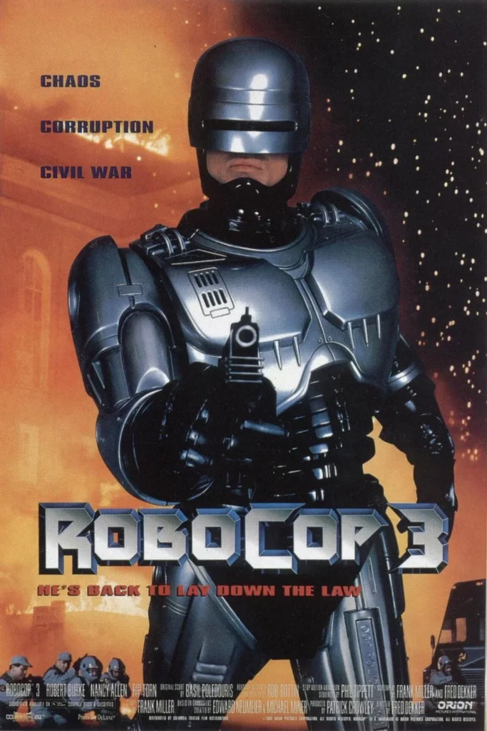 Robocop 3 Affiche Film