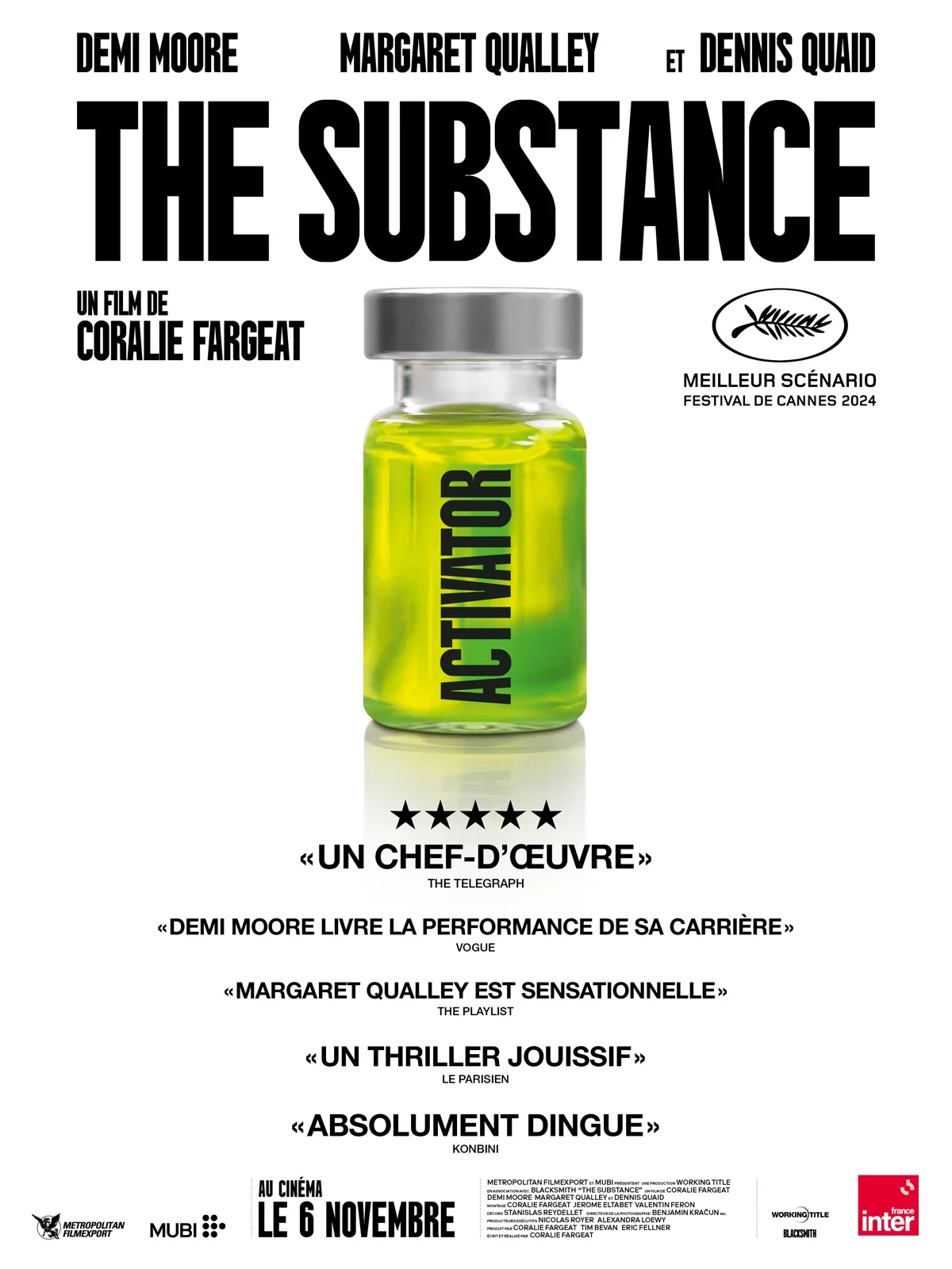 The Substance affiche film