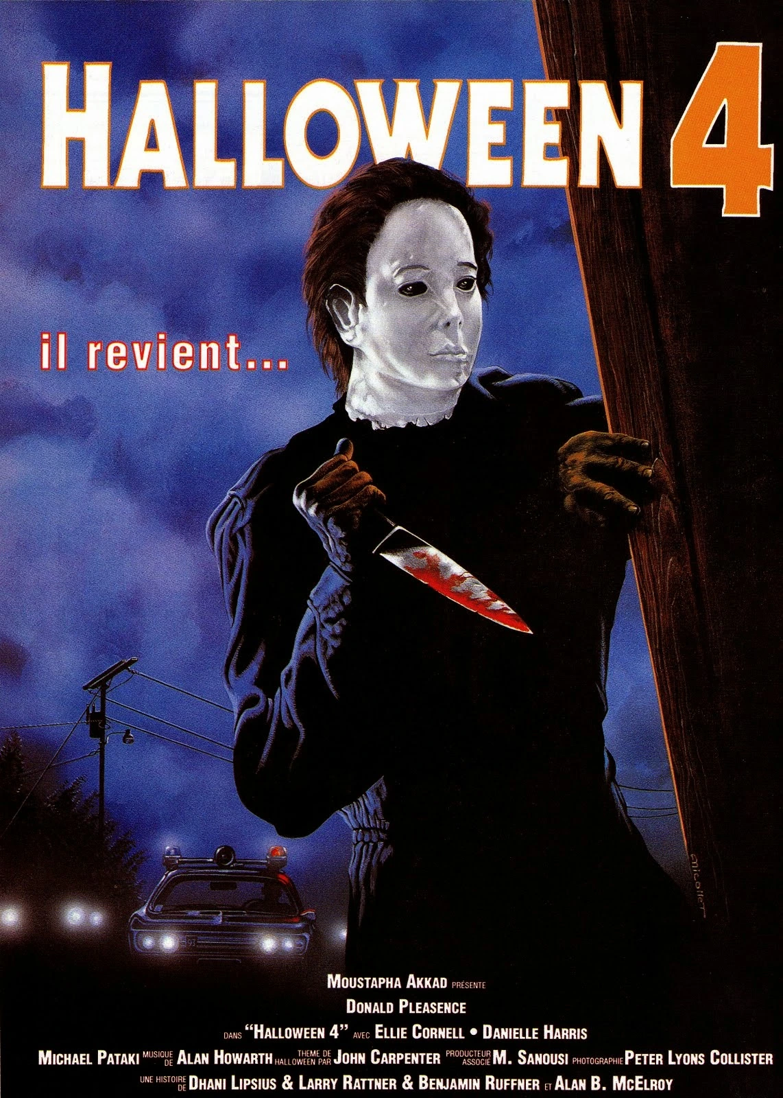 Halloween 4 affiche film