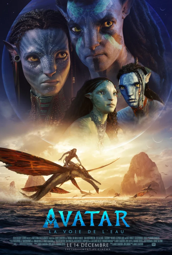 Avatar 2 La Voie de L'Eau Affiche film